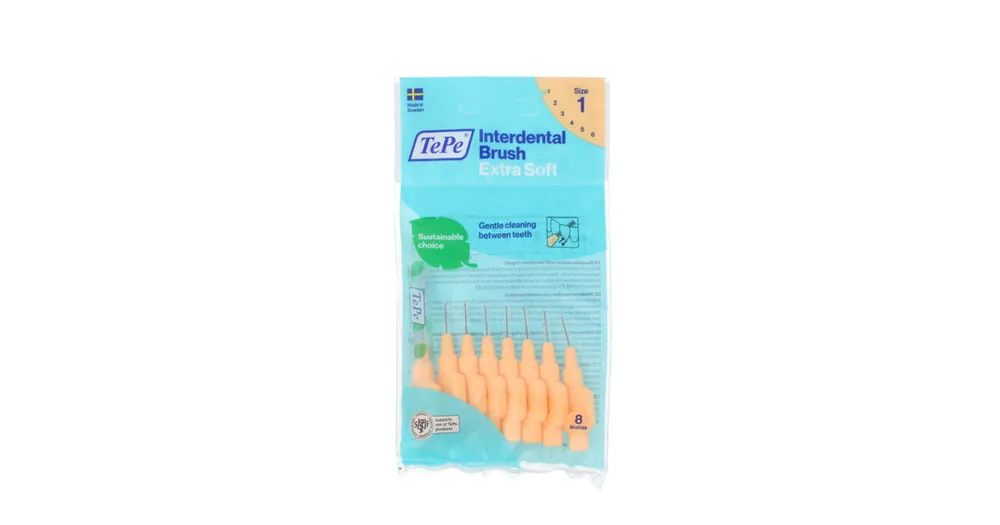 TePe Extra Soft mezizubní kartáčky 1 oranžové (0,45 mm) 8 ks Zlevněný
