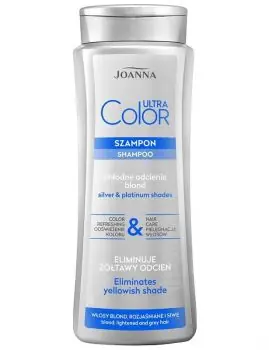 JOANNA Ultra Color Cold Platinum Shampoo 400ml - šampon pro platinovou blond Akční Cena