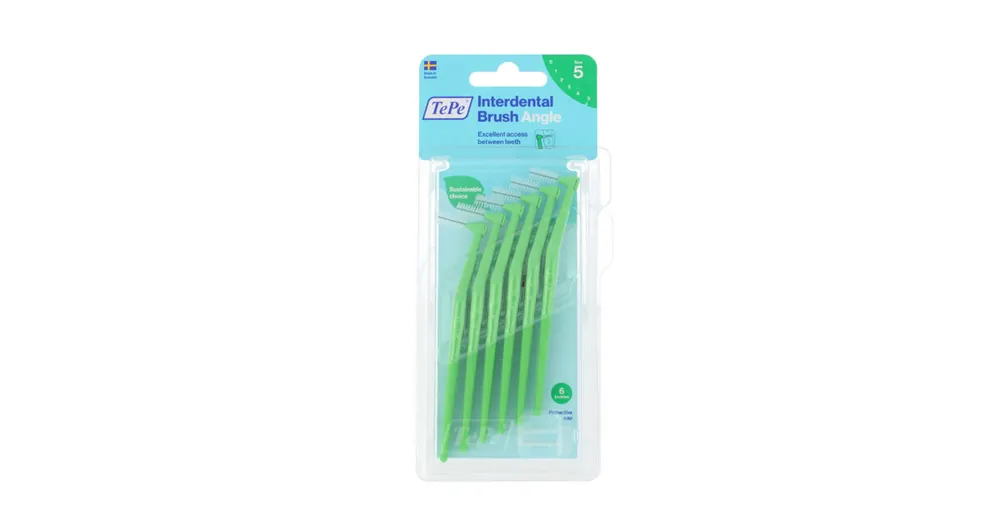 Levný TePe Angle mezizubní kartáčky 5 zelené (0,8 mm) 6 ks