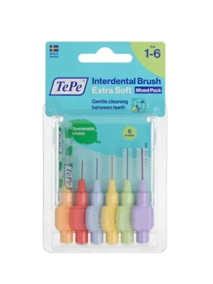 TePe Extra Soft mezizubní kartáčky 1-6 Mix 6 ks Novinka