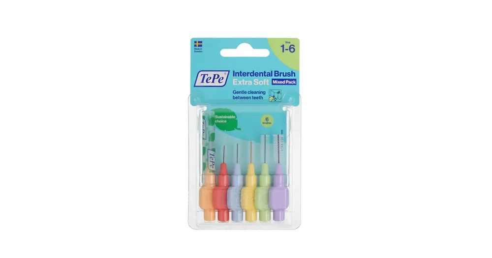 TePe Extra Soft mezizubní kartáčky 1-6 Mix 6 ks Novinka
