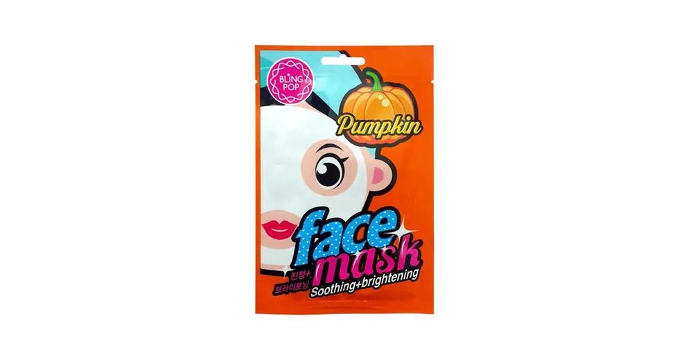 Bling Pop Pumpkin Soothing & Brightening Mask 20 ml Ihned K Objednání