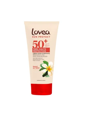 Crème Visage Hydratante SPF 50+ - Monoi de TahitiHydratační opalovací krém SPF50+ na obličej, 50 ml Vrácení Zdarma