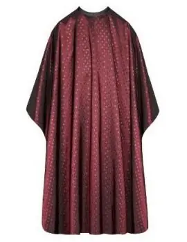 Sleva SIBEL Dots Red Kadeřnická pláštěnka na barvení a stříhání vlasů - červená