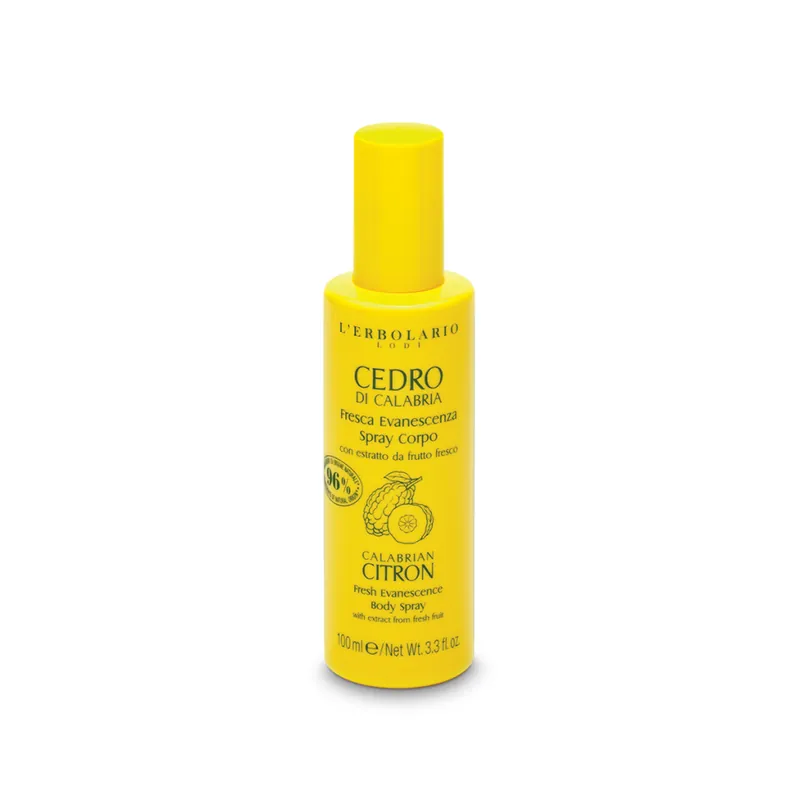 Must-Have Calabrian Citron tělový sprej Fresh Evanescence 100 mlCitrusový tělový sprej s kalábrijským cedrátem