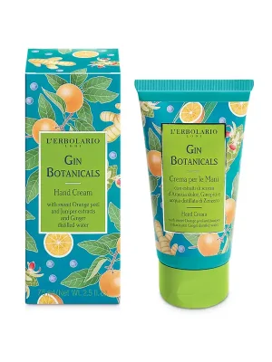 Akce Gin Botanicals krém na ruce 75 ml (limitovaná edice)Citrusový krém na ruce s pomerančem a jalovcem