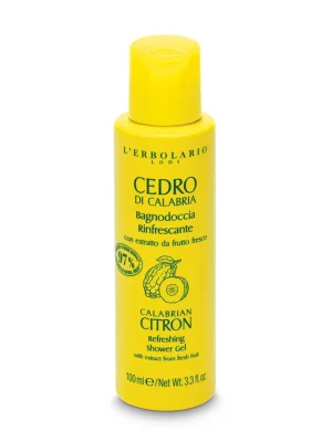 Sezónní Sleva Calabrian Citron osvěžující sprchový gel 100 mlCitrusový sprchový gel s kalábrijským cedrátem