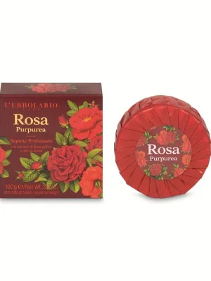 Purple Rose parfémované mýdlo 100 gTuhé parfémované mýdlo s keltskou růží Hit Sezóny