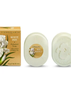 White Iris parfémované mýdlo 125 gTuhé parfémované mýdlo s bílým kosatcem Autentický