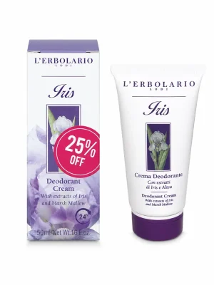Akční Nabídka Iris krémový deodorant 50 mlKrémový deodorant s kosatcem — bez aluminium solí