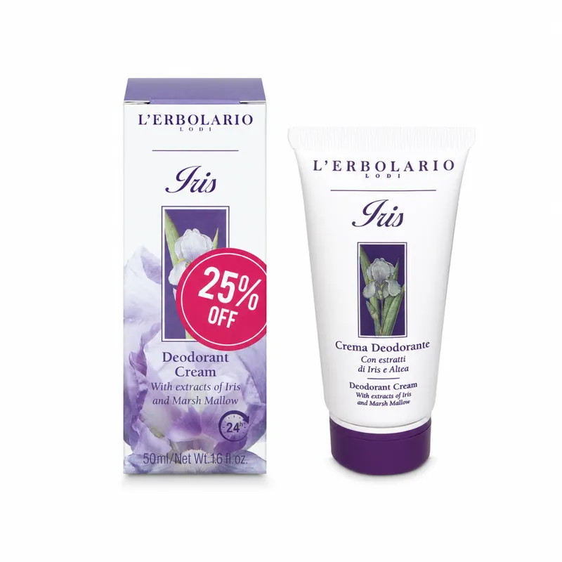 Akční Nabídka Iris krémový deodorant 50 mlKrémový deodorant s kosatcem — bez aluminium solí