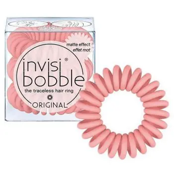 Levný INVISIBOBBLE Original Me,Myselfie And I 3ks - Spirálová gumička do vlasů - matná růžová