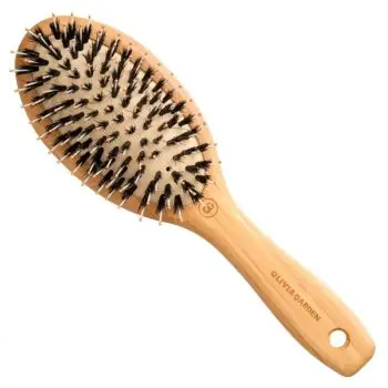 Výprodej OLIVIA GARDEN Detangle Combo S - Bambusový kartáč s kančími štětinami 65 x 220mm