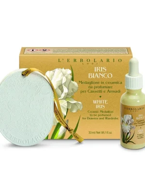 Novinka White Iris keramický medailon do skříně 30 mlKeramický medailon s parfémem White Iris pro skříň