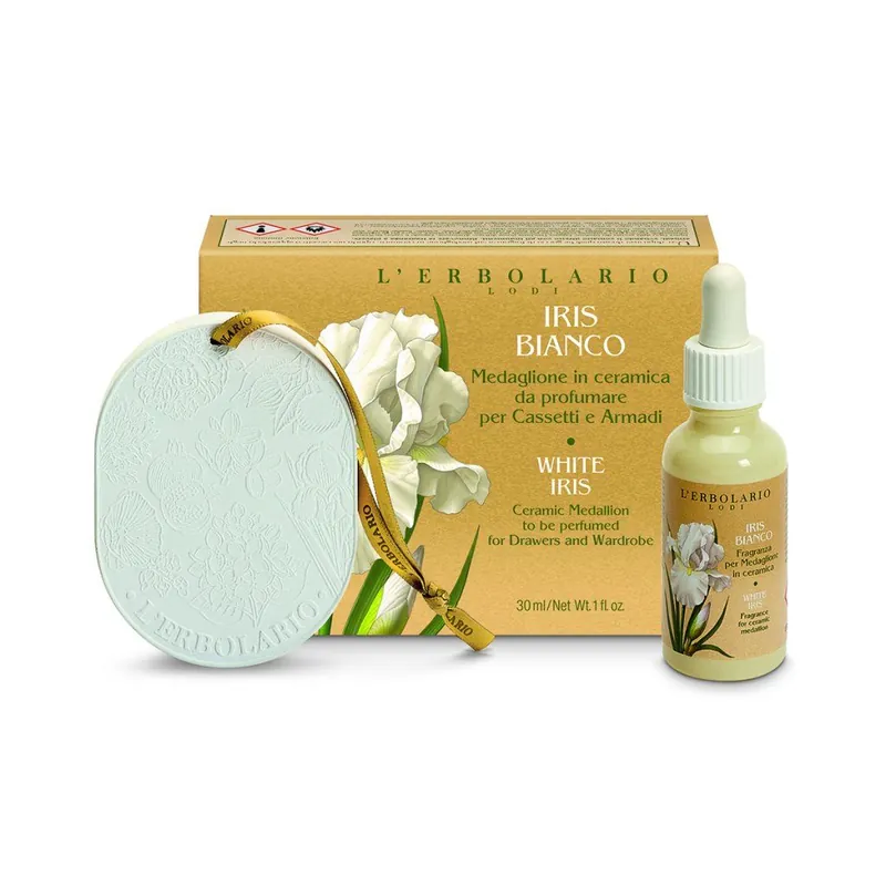 Novinka White Iris keramický medailon do skříně 30 mlKeramický medailon s parfémem White Iris pro skříň