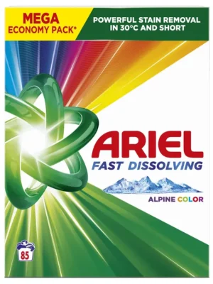 Nejlepší Cena Ariel prací prášek 85 dávek Alpine Color 4,675 kg