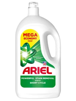 Akční Cena Ariel prací gel 90 dávek Mountain Spring Universal 4,05 l