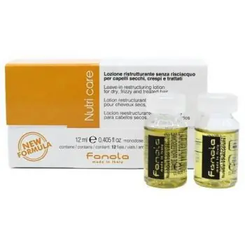 FANOLA Nutri Care Leave-In Restructuring Lotion 12x12ml - ampule na suché a krepaté vlasy Omezená Nabídka