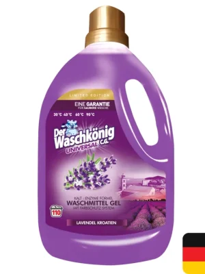 Akce Waschkönig prací gel 110 dávek Universal Lavendel Kroatien 3,305 l