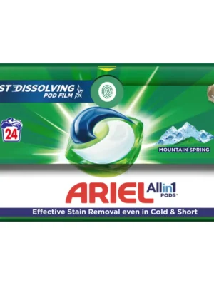 Ariel gelové kapsle 24 ks Mountain Spring All in 1 Omezená Nabídka