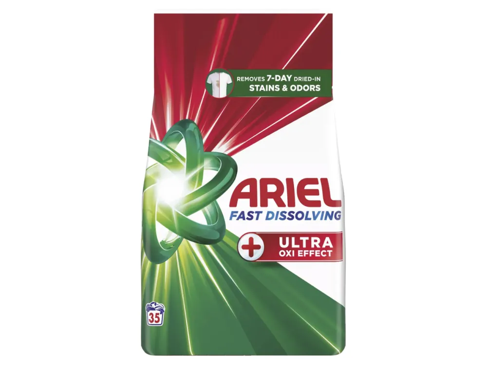 Sezónní Sleva Ariel prací prášek 35 dávek Ultra Oxi Effect 1,925 kg