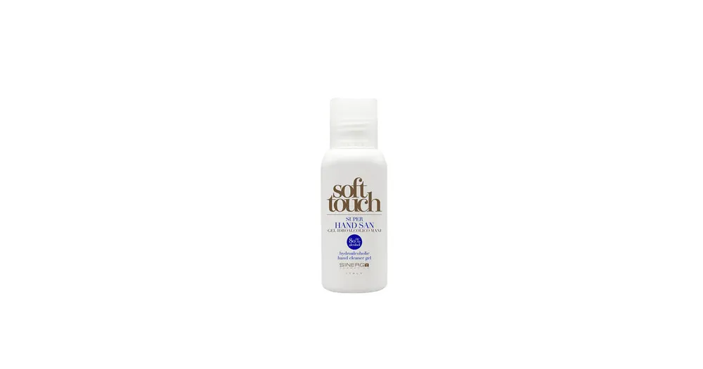 Značkový Sinergy Cosmetics Super dezinfekční antibakteriální gel na ruce (80% alkoholu) 75 ml