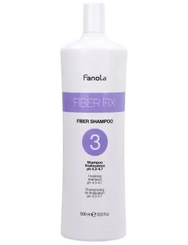 FANOLA Fiber Fix Fiber Shampoo N.3 1000ml - multifunkční šampon pro barvené a odbarvované vlasy Akční Nabídka