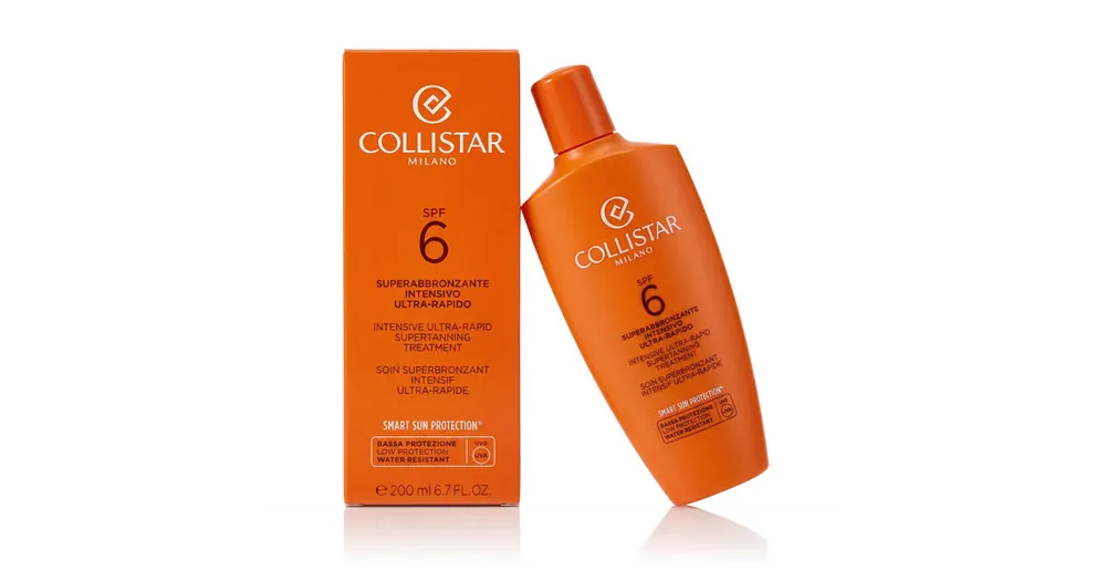 Nejprodávanější Collistar Smart Sun Protection® Intensive Ultra-Rapid Supertanning Treatment SPF 6 200 ml