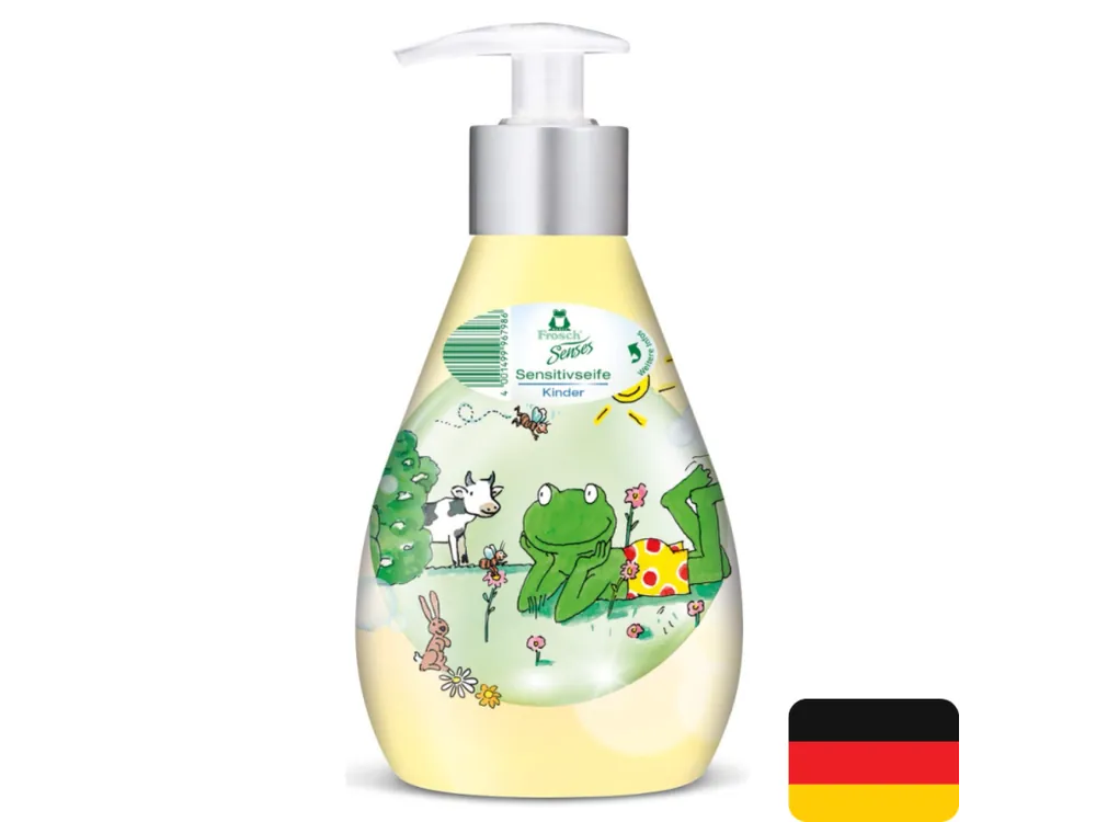 Frosch tekuté mýdlo s dávkovačem 300 ml Kinder Sensitiv Ověřený