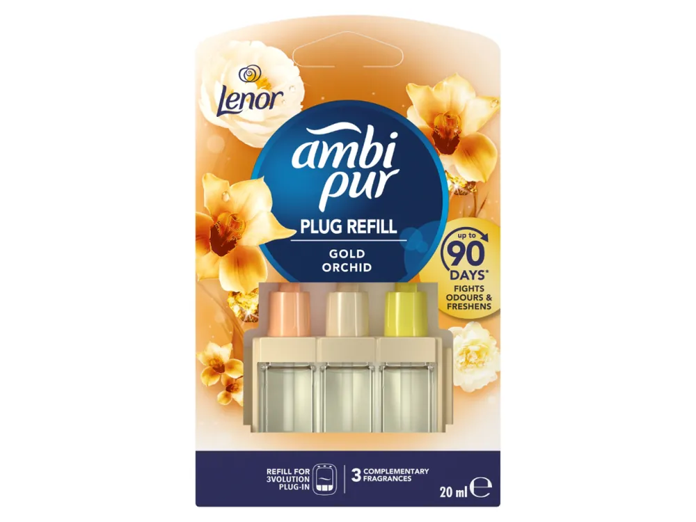 Ambi Pur 3volution náhradní náplň 20 ml Lenor Gold Orchid Autentický