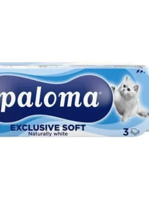 Víkendová Akce Paloma toaletní papír 10 ks Exclusive Soft White 3-vrstvý