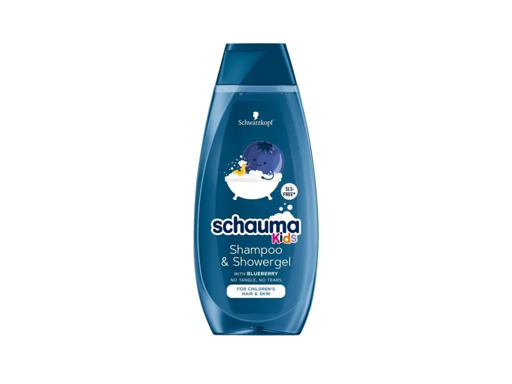 Schauma Kids šampon a sprchový gel 400 ml Blueberry Značkový