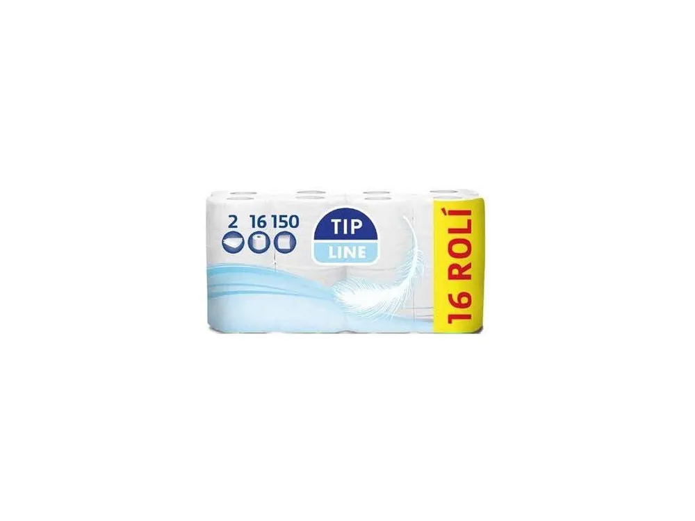 Levný Tip Line toaletní papír 16 ks 2-vrstvý
