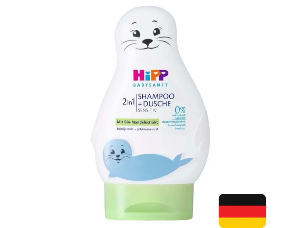 HiPP BabySanft dětský šampon & sprchový gel 200 ml Sensitive Nejprodávanější