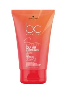 SCHWARZKOPF BC Sun Protect Scalp, Hair And Body Cleanse 100ml - sluneční šampon 3v1 Nejprodávanější