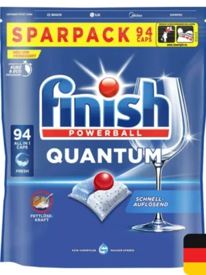 Víkendová Akce Finish tablety do myčky 94 ks Quantum All in 1 Fresh