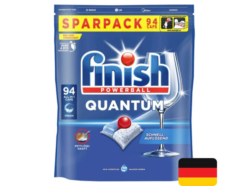 Víkendová Akce Finish tablety do myčky 94 ks Quantum All in 1 Fresh