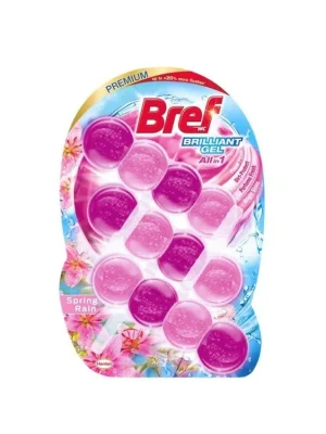 Oblíbený Bref WC blok Brilliant gel 3 ks (3x42g) Spring Rain