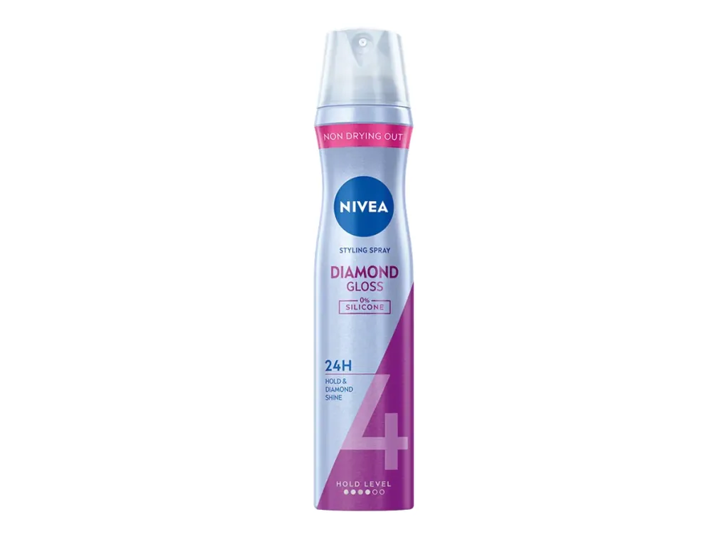 Nivea lak na vlasy 250 ml Diamond Gloss 4 Rychlé Dodání