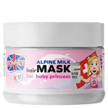Omezená Nabídka RONNEY Kids Alpine Milk Mask For Baby Princess 300ml - maska na vlasy pro děti