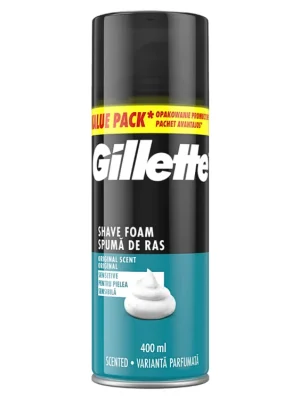 Gillette pěna na holení 400 ml Sensitive Zlevněný