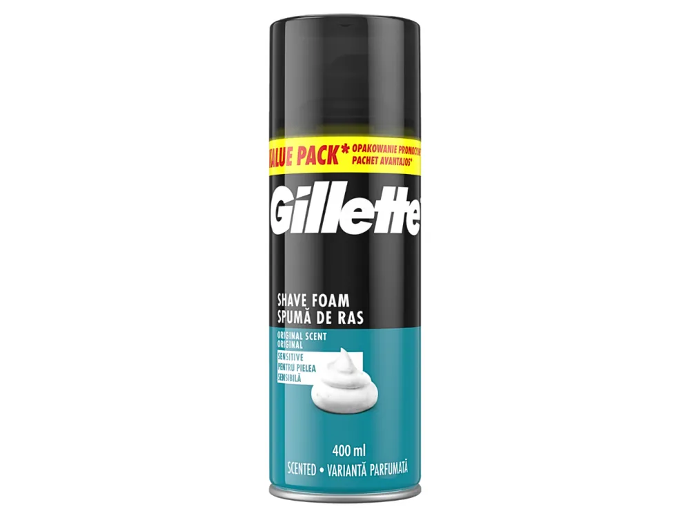 Gillette pěna na holení 400 ml Sensitive Zlevněný