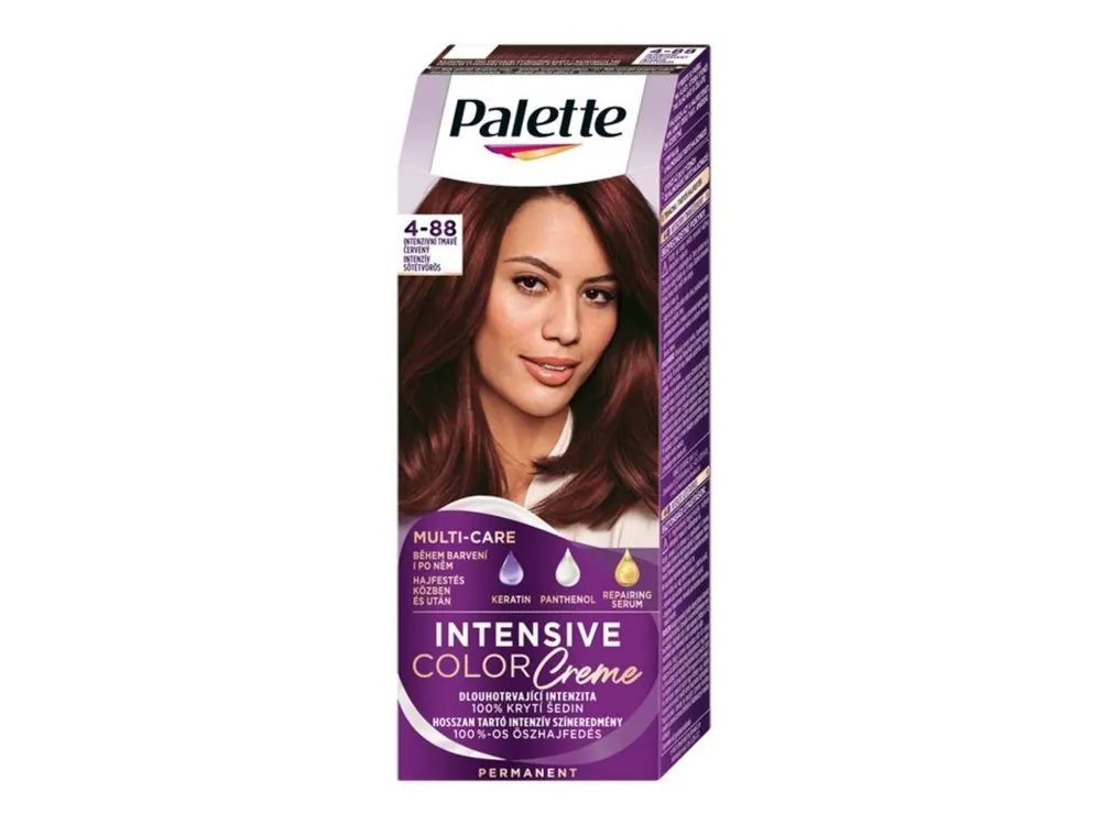 Sezónní Sleva Palette ICC 4-88 Intenzivní tmavě červený