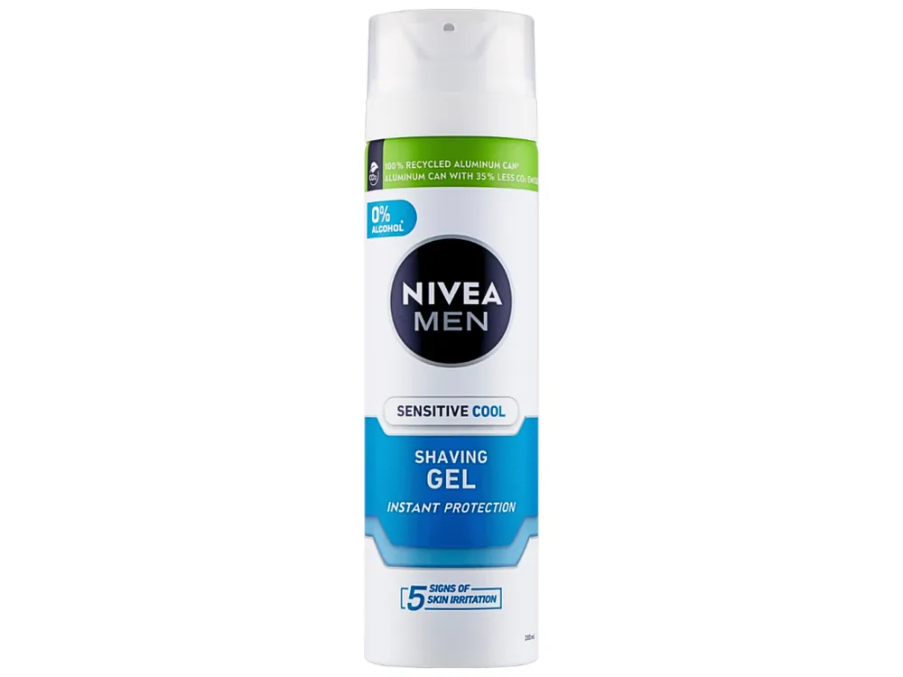 Nivea Men gel na holení 200 ml Sensitive Cool Výhodná Nabídka