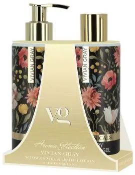 Aktuální VIVIAN GRAY BOTANICALS Shower Gel + Body Lotion 2x250ml - sprchový gel + tělové mléko