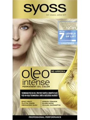 Nejlepší Volba Syoss barva na vlasy Oleo Intense 12-01 Ultra platinový
