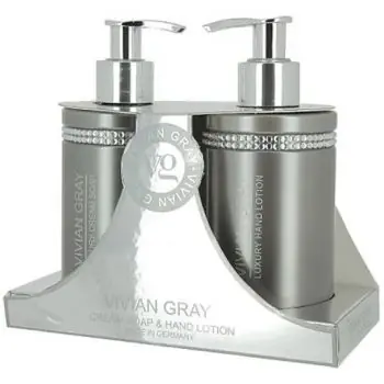 Must-Have VIVIAN GRAY CRYSTALS GREY Cream Soap + Hand Lotion 2x250ml - tekuté mýdlo + mléko na ruce
