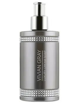 VIVIAN GRAY CRYSTALS GREY Luxury Cream Soap 250ml - luxusní tekuté mýdlo na ruce Levný