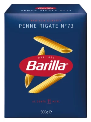 Barilla semolinové těstoviny 500 g Penne Rigate Vysoce Kvalitní