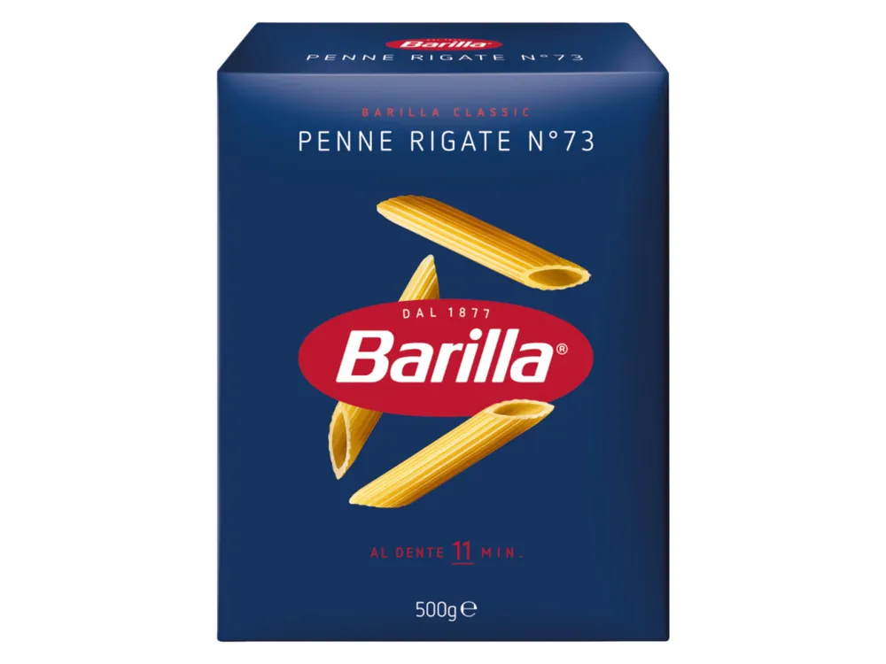 Barilla semolinové těstoviny 500 g Penne Rigate Vysoce Kvalitní